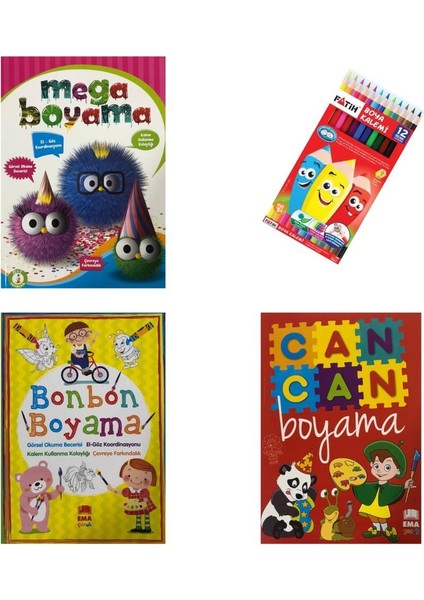 Ema Çocuk Boyama Kitabı Seti No:13