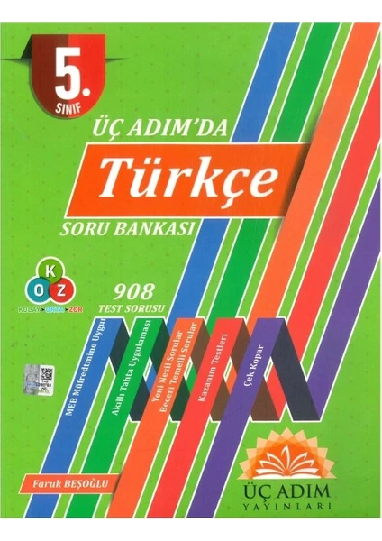 Üç Adım Yayınları 5. Sınıf Üç Adımda Türkçe Soru Bankası