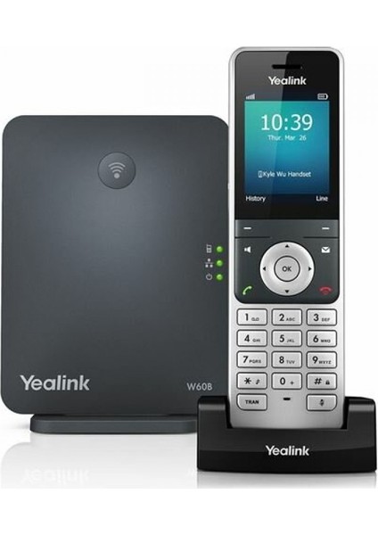 Yealink W60P Kablosuz Dect Ip Telefon + Baz Istasyonu