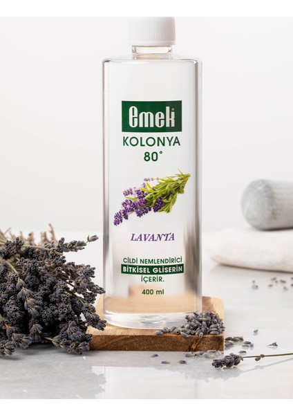 Gliserinli Kolonya Lavanta 400 ml