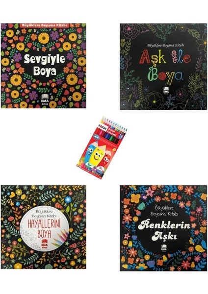 Ema Yetişkin Boyama Kitabı Seti No:23
