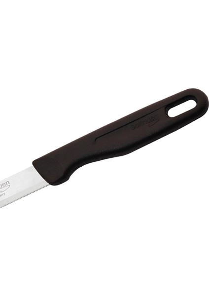 Delik Saplı Meyve Bıçağı 4'lü Takım-Siyah fırsatları