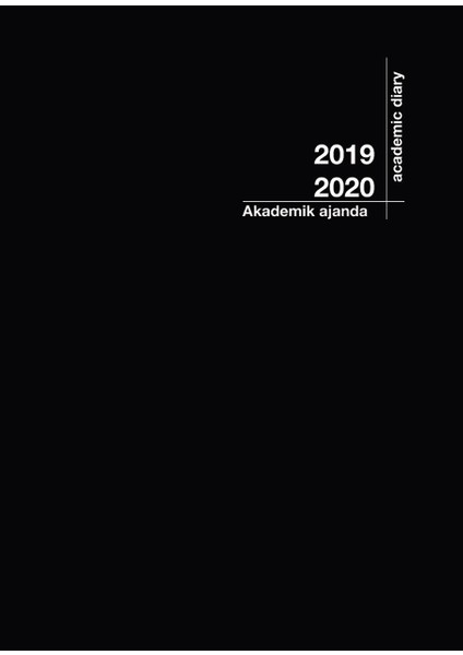 Akademi Çocuk 2020 - 2021 Akademik Ajanda 21x29cmSiyah