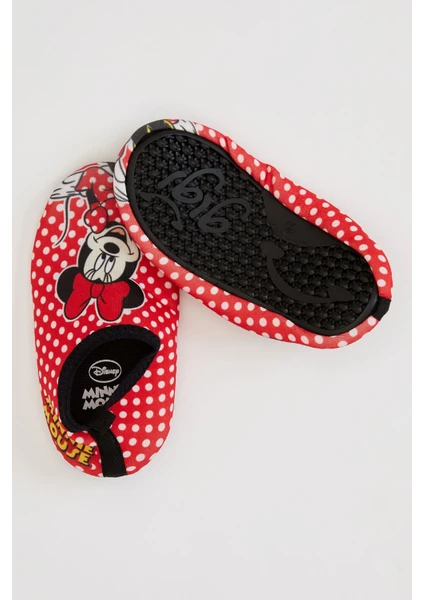 Defacto Kız Çocuk Minnie Mouse Lisanslı Slip On Ayakkabı N0628A620SP