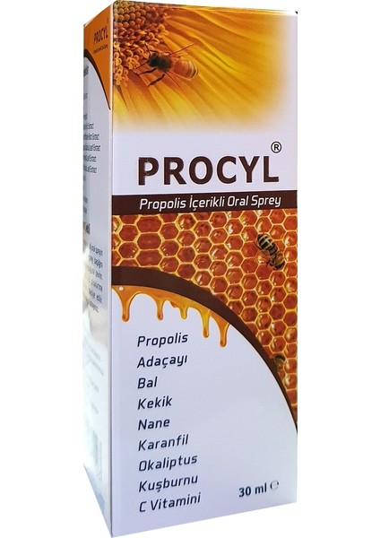 Procyl Propolis Içerikli Boğaz Spreyi 30 ml