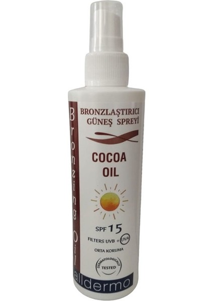 Bronzlaştırıcı Güneş Spreyi Cocoa Oil 200 ml