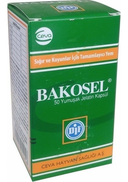 Bakosel 50 Yumuşak Jelatin Kapsül Vitamin Mineral