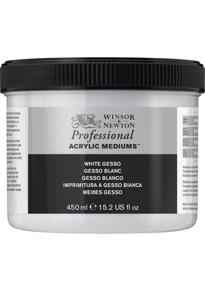 Professional Akrilik Beyaz Gesso 450 ml