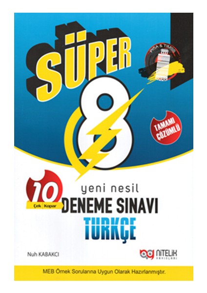 8 Süper Deneme Sınavı Set modelleri