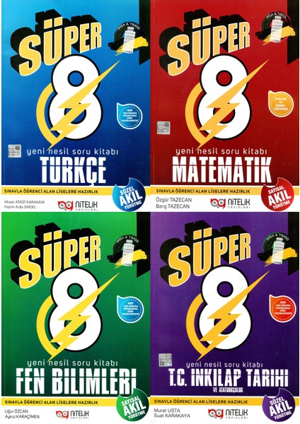 8 Süper Set 4'lü