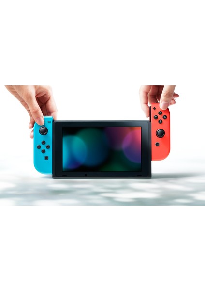 Switch Konsol Neon Red Blue Joy / Con - Yeni V2 Model