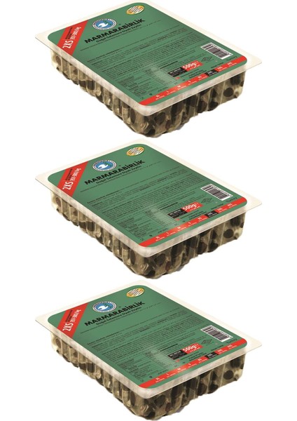 Elit Siyah Zeytin 351-380 ( 2Xs) 500 gr Vakumlu 3'lü