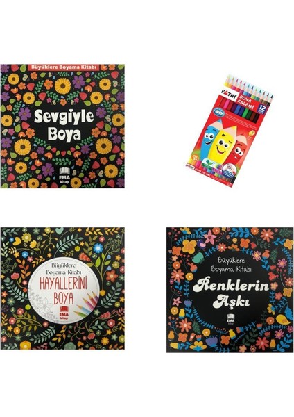 Ema Yetişkin Boyama Kitabı Seti No:21