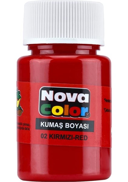 Kumaş Boyası 12 Şişe Tek Renk