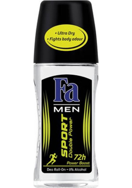 Roll-On For Double Power Men 50 ml Sport - 6'li Paket