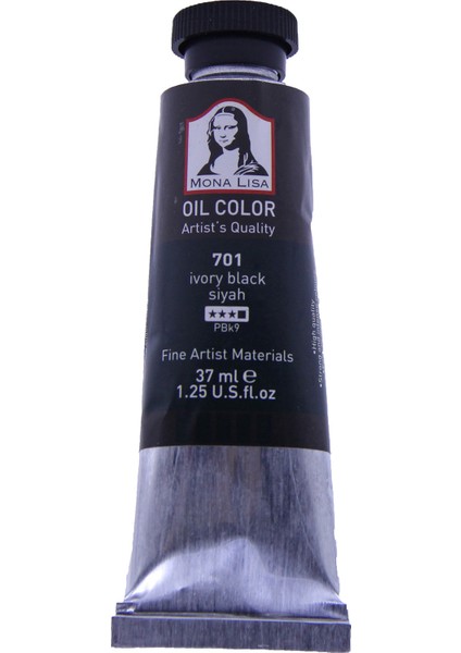 701 Yağlı Boya 37 ml Siyah