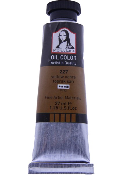 227 Yağlı Boya 37 ml Toprak Sarı