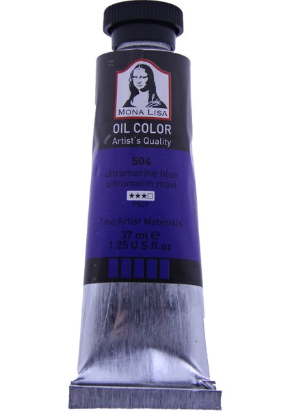 504 Yağlı Boya 37 ml Ultramarin Mavi
