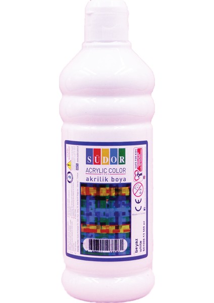 Akrilik Boya Beyaz 500 ml 1'li