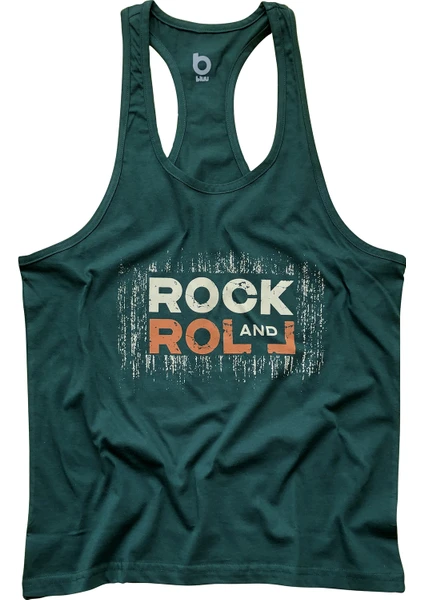 Fitness Gym Tank Top Sporcu Atleti Rock and Roll