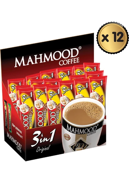 Mahmood Coffee 3ü1 Arada 48 Adet x 12 Paket -1 Koli