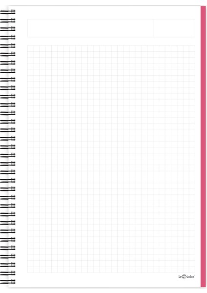 Le Color Okul Defter Esnek Kap A4 Kareli Sp. 200 Sayfa Energy