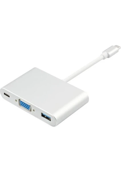 Type-C USB 3.1 HDMI 4K VGA DVI Dönüştürücü Adaptör