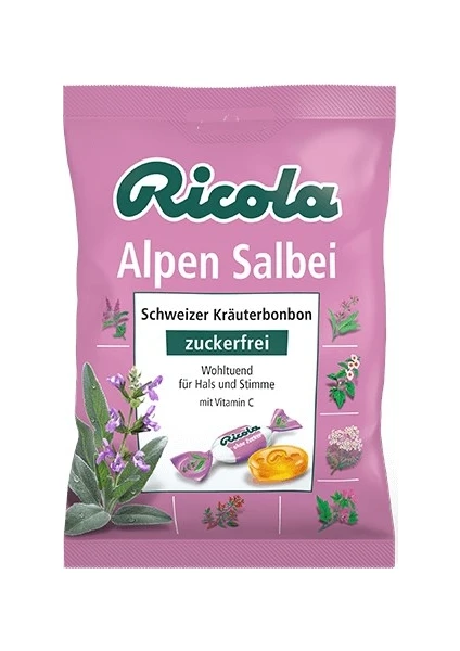 Alpen Salbei - Adaçayı Özlü Bitkisel Şeker 75 gr