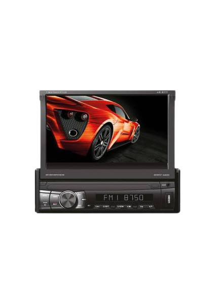 JS-877 7inç Indash Teyp Bluetooth USB Aux 4X60W Mirrolink Oto Teyp