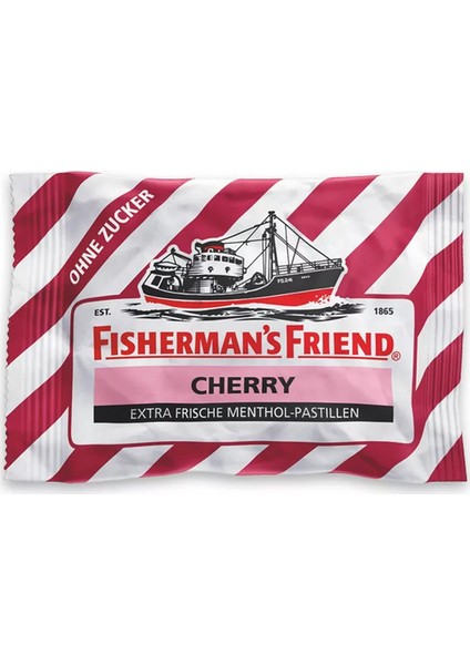 Fısherman's Frıend Cherry Vişneli Mentollü Şekersiz Pastil 25 gr