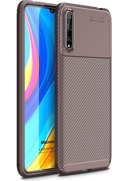 Huawei P Smart S Kılıf Legion Series Kahverengi