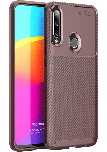 Huawei P40 Lite E Kılıf Legion Series Kahverengi