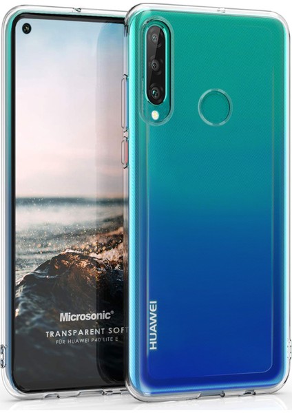 Huawei P40 Lite E Kılıf Transparent Soft Şeffaf