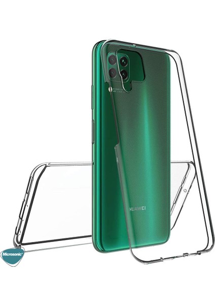 Huawei P40 Lite Kılıf 6 Tarafı Full Koruma 360 Clear Soft Şeffaf