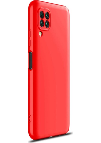 Huawei P40 Lite Kılıf Double Dip 360 Protective Kırmızı