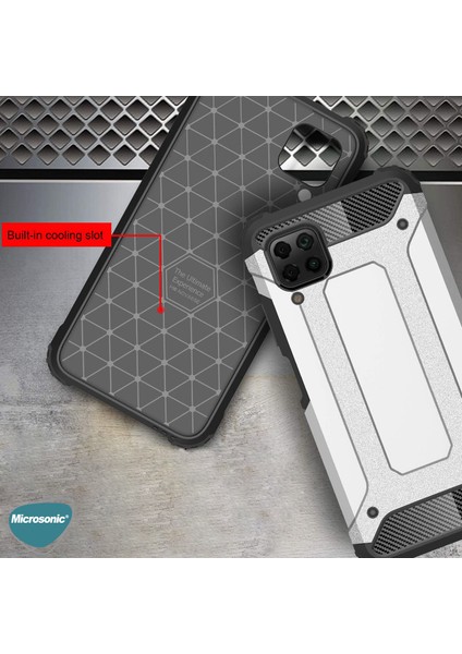 Huawei P40 Lite Kılıf Rugged Armor Mavi