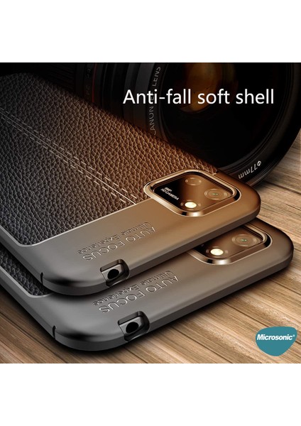 Huawei Y5P Kılıf Deri Dokulu Silikon Kırmızı modelleri