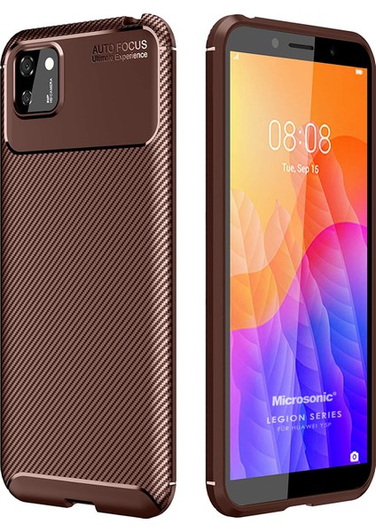 Huawei Y5P Kılıf Legion Series Kahverengi