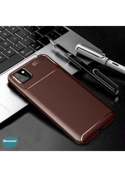 Huawei Y5P Kılıf Legion Series Kahverengi modelleri