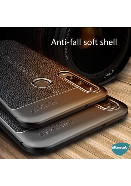 Huawei Y6P Kılıf Deri Dokulu Silikon Kırmızı fırsatları