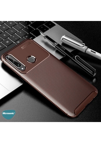Huawei Y6P Kılıf Legion Series Kahverengi