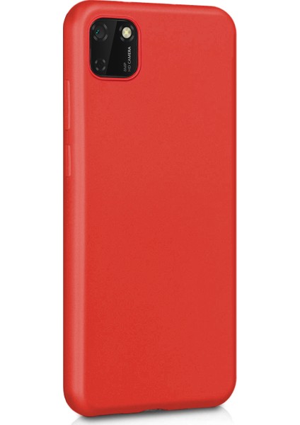 Matte Silikon Huawei Y5P Kılıf Kırmızı fiyatları