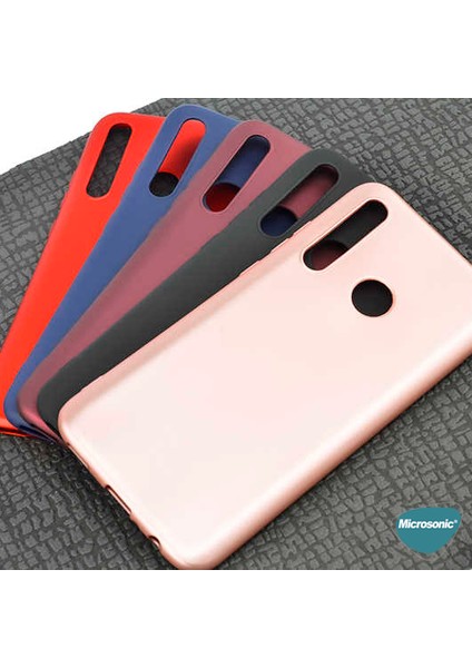 Matte Silikon Huawei Y6P Kılıf Mor fırsatları