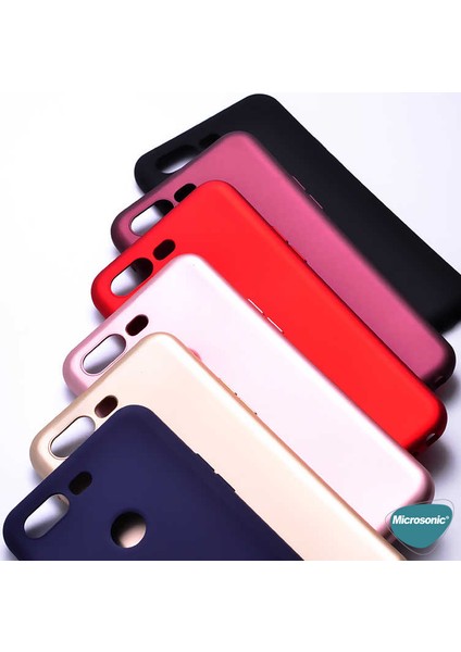 Matte Silikon Oppo A12 Kılıf Lacivert