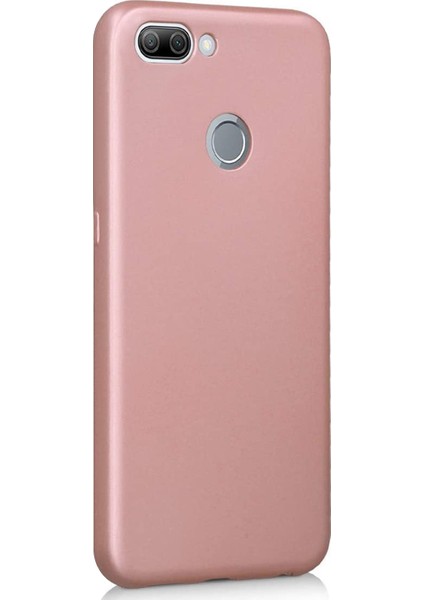 Matte Silikon Oppo A12 Kılıf Rose Gold