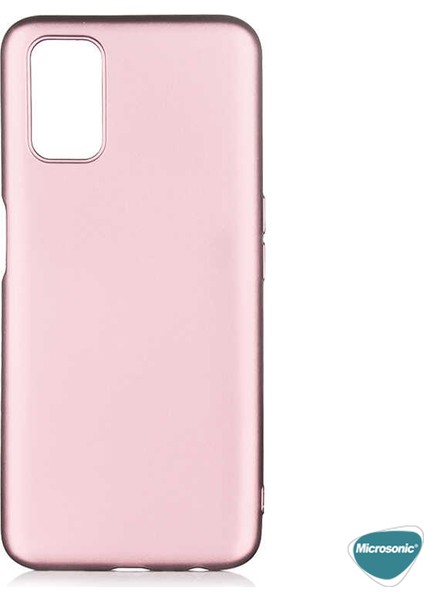 Matte Silikon Oppo A52 Kılıf Rose Gold