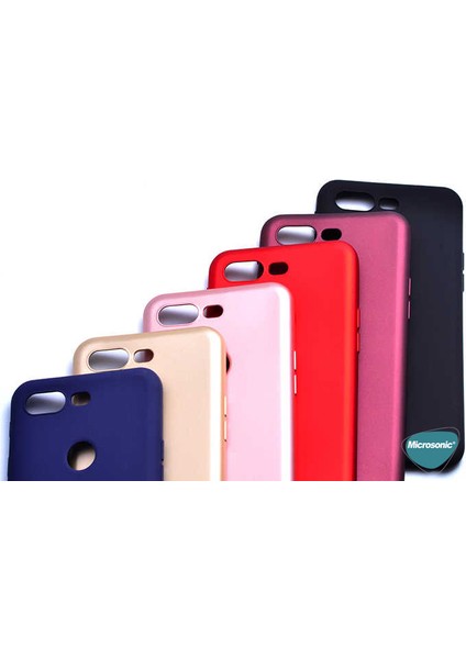 Matte Silikon Oppo A5S Kılıf Kırmızı fırsatları