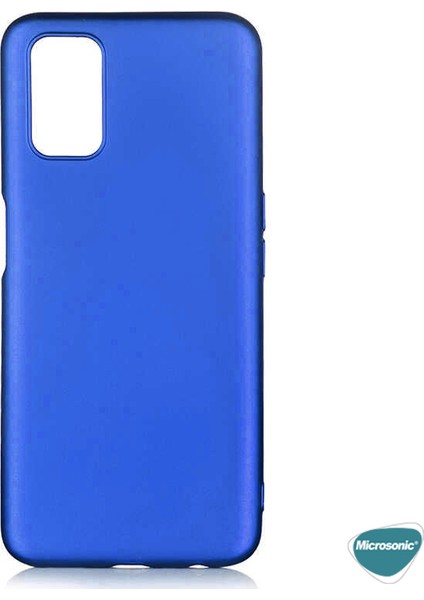 Matte Silikon Oppo A72 Kılıf Mavi