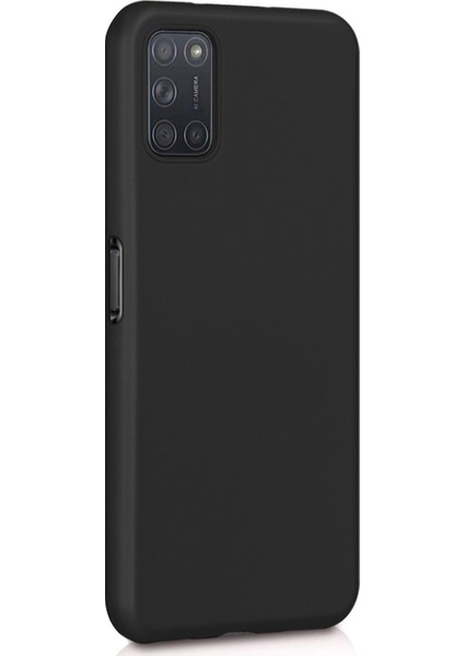 Matte Silikon Oppo A72 Kılıf Siyah