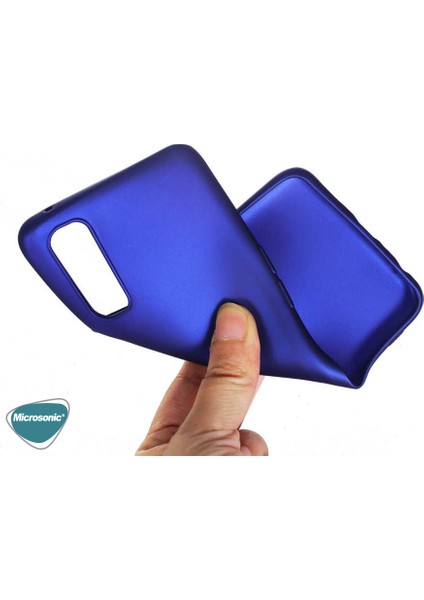 Matte Silikon Oppo Reno 3 Pro Kılıf Lacivert